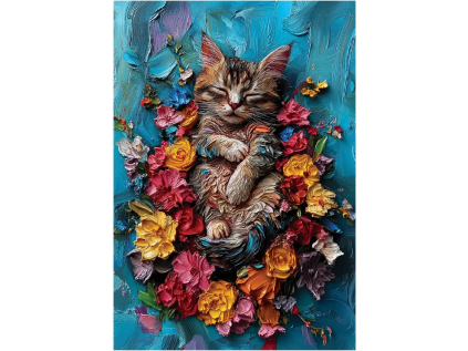 puzzle cerna kocka 500 dilku 252615