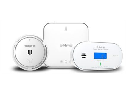 Detektor plynu SAFE SET FIRE & CO set 3ks