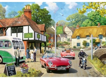 RAVENSBURGER Puzzle Na cestách 1000 dílků