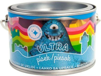 ultra pisek s glitry modry 260902