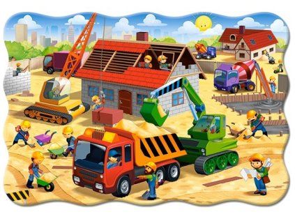 puzzle stavba domu maxi 20 dilku 46332