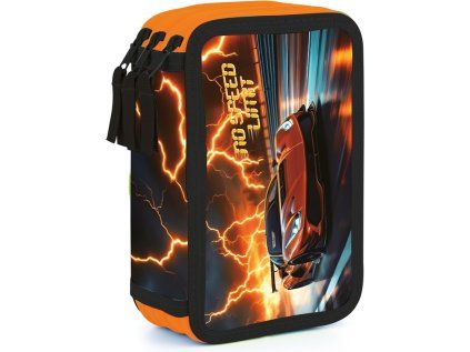 OXYBAG Školní penál třípatrový Auto 2