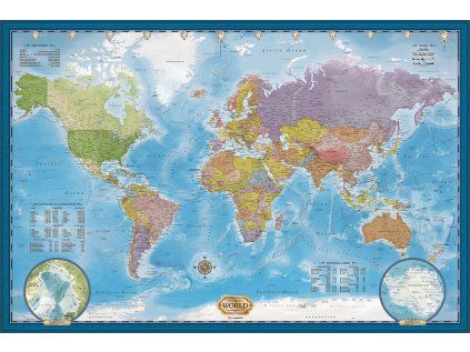 puzzle mapa sveta 5000 dilku 230172