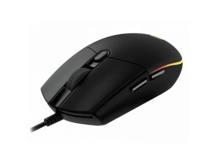 Logitech Mouse Wired G203 LIGHTSYNC, 6 Buttons, 8000 DPI, Black EU (910-005796)