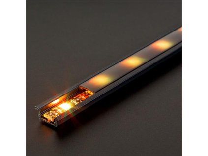 Al lišta pre LED pásy 41011A2-BK