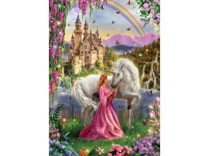 puzzle vila a jednorozec 500 dilku 51101