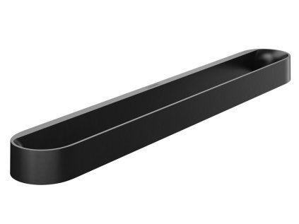 Supporto per asciugamani WallStoris, lunghezza 581 mm, nero opaco