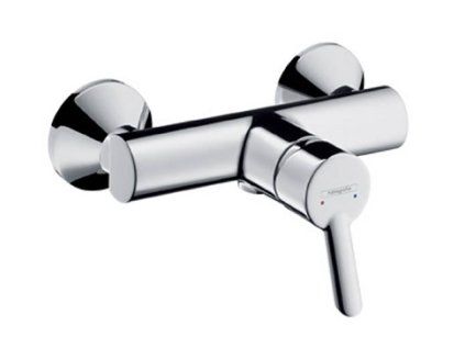 mitigeur mural de douche FOCUS S, chrome, sans accessoires
