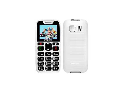 Evolveo EasyPhone biela / 1.8" / SOS / microSDHC
