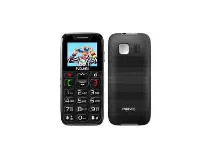 Evolveo EasyPhone Xo + stojan čierna / 1.8 "/ SOS / Bluetooth / microSDHC