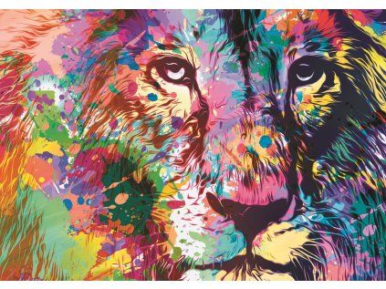 puzzle barevny lev 1000 dilku 172995