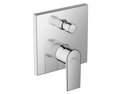 concealed bath tap, square rosette, VERNIS SHAPE, chrome