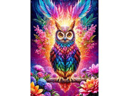 puzzle neonova sova 2000 dilku 235411