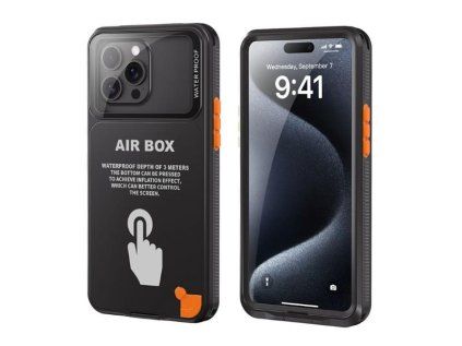 SHELLBOX AIRBOX 6.1 vodotesné puzdro pre iPhone Black