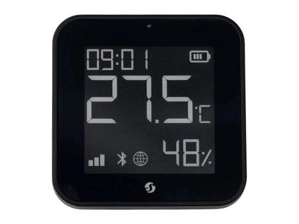 Inteligentný snímač teploty a vlhkosti SHELLY ZB Black ZigBee