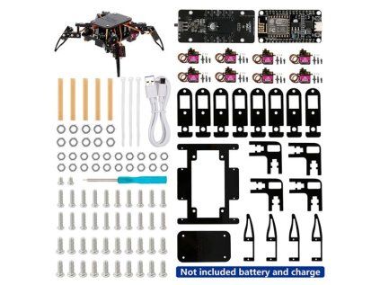 Stavebnica ACEBOTT Quadruped Bionic Spider Robot Kit - robotický pavúk