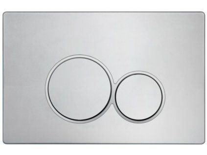 Plaque de commande de chasse d'eau H2 — en plastique ABS, satiné