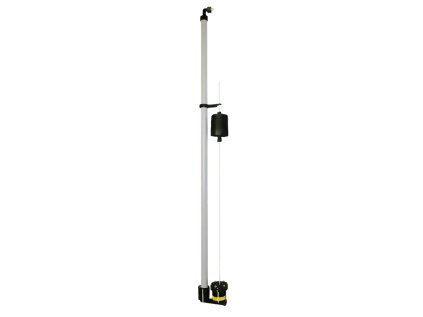 43" plavý nasávací ventil s 1/2" kolena