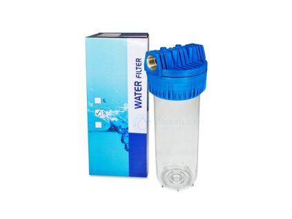 Filtre transparent 1/2" pour canalisation d'eau