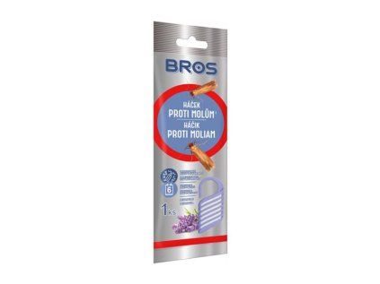 BROS Hanging Hook Against Clothes Moths with Lavender Scent 1pc