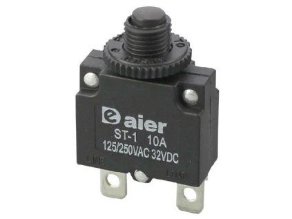 Overcurrent thermal circuit breaker ST-1 250VAC/6A or 32VDC/6A