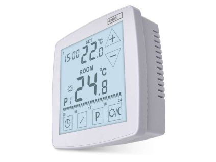 Cable-connected programmable OpenTherm room thermostat P56A01