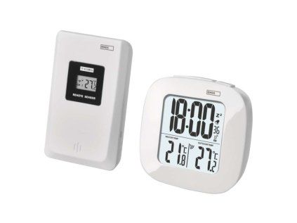 Digital thermometer, wireless sensor, alarm, date E0127