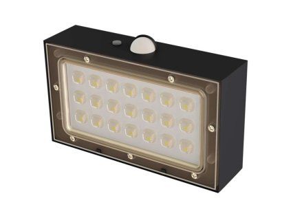 LED solärbelysning BRIXO med rörelsesensor, neutral vit
