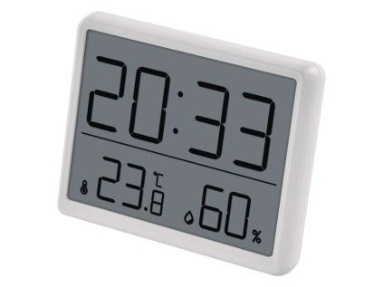 Digitales Thermometer mit Feuchtesensor, Funksensor, Wecker, Datum E6210