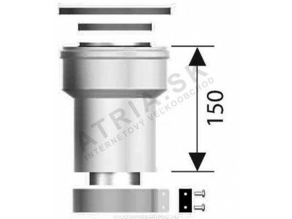 Ariston adapter for 80/125 flue