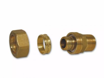 Sada zverného šróbenia so vsuvkou - na viacvrstvové potrubie ALPEX - 26x3 - 1"M IVAR.RA 761