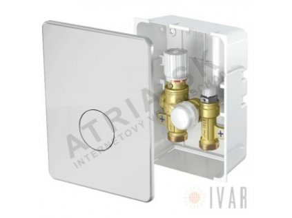 RTL ventil IC-BOX - vrátane integrovaného termostatického ventilu; biela  IVAR.IC-BOX 2