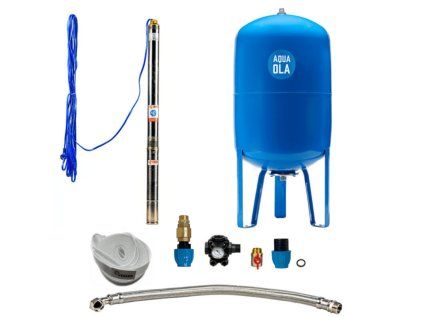 Autoclave con pompa sommersa 3Ti-27 / 100l - RTS, set per pozzi e trivelle