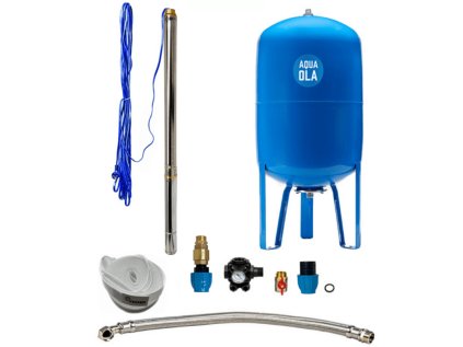 Domáca vodáreň s ponorným čerpadlom 3" STM 24 / 100l - RTS