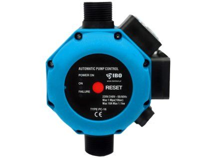Unité de commande PC-16 avec manomètre, Press Control pour pompes et surpresseurs domestiques