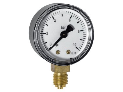 Manometer do 10 bar radial. spodný vývod priem.63mm
