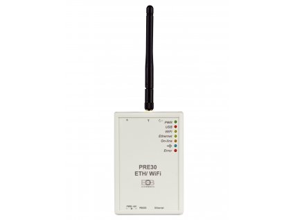 Prevodník RS232 na Ethernet/WiFi PRE30