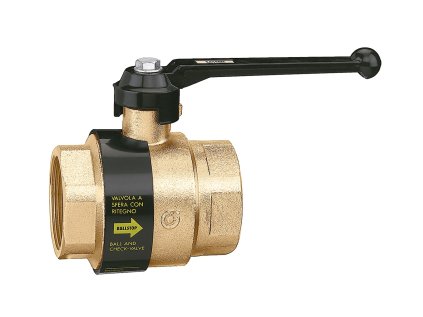 BALLSTOP - Guľový ventil 1" s integrovanou spätnou klapkou