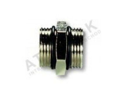 Vykurovacia technika Vsuvka - 3/4"Mx3/4"M; nikel