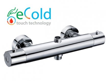 batéria AQS sprchová termostatická pre 2 odberné miesta, bez príslušenstva, COOLTOUCH