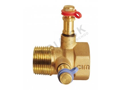 Meracia a vypúšťacia armatúra, 6/4", Kv 23,0 IVAR.CIM 721