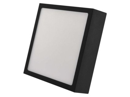 LED prisadené svietidlo, štvorec, čierne, 12,5W, CCT