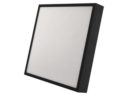 LED prisadené svietidlo, štvorec, čierne, 28,5W, CCT