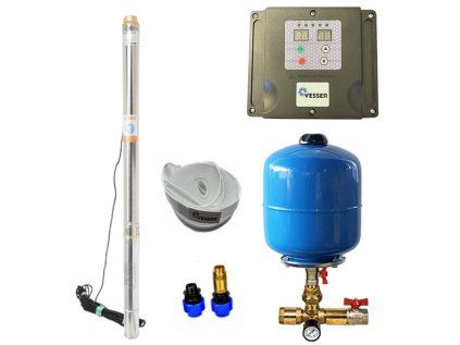 Home Water System with 3" STM 28 Submersible Pump with Frequency Converter - RTS, Automatic Water System