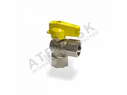 Guľový uzáver plyn - rohový - 1/2"FF; motýľ  FIV.8110R