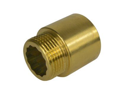 Extension 1"x50mm MF Brass, Brass Threaded Fitting for Plumbing and Heating