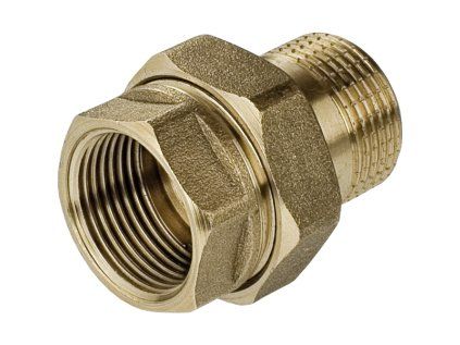 Straight Coupling 1" Brass, Plumbing Fitting