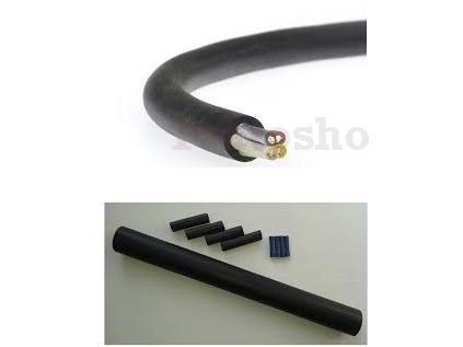 Cable extension by 50m for pump with waterproof coupling and plug