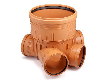 400/160 Junction Chamber Base for Inspection Chambers, Sewer, PP