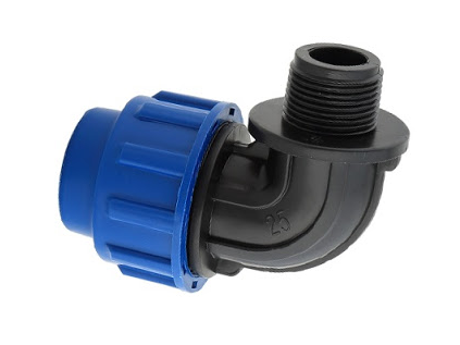 PE elbow 25x3/4" ZV